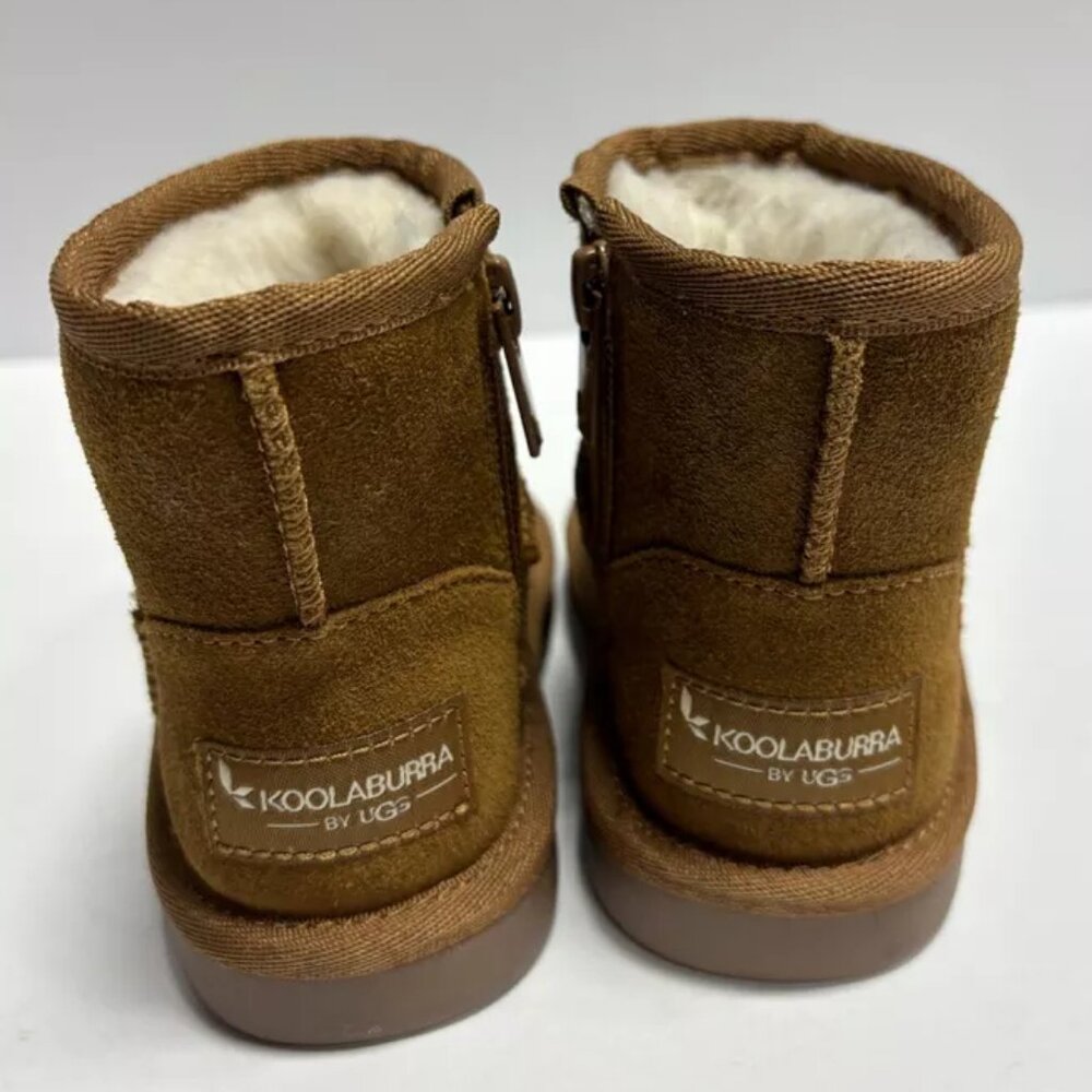 Koolaburra Toddlers’ Koola Mini Chestnut Boots, Girls’ Size 6 M - Picture 4 of 6
